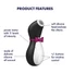 Kép 6/7 - Satisfyer Penguin - akkus, vízálló csiklóizgató (fekete-fehér)