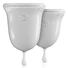 Kép 1/6 - Jimmy Jane Menstrual Cup - menstruációs kehely szett (fehér)