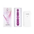 Kép 4/6 - FEELZTOYS GLAZZZ Lucid Dreams - gyöngyös üveg dildó (pink)