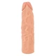 Nature Skin - hosszabbító, vastagító péniszköpeny (19,5cm)