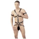 ZADO - pántos, bőr testhám body - férfiaknak