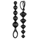 Satisfyer Love Beads - gyöngyös anál dildó szett (fekete)